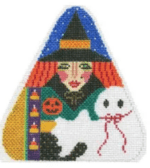 Shelly Tribbey Designs - Triangle Witch with Ghost